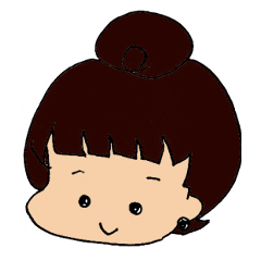 [LINEスタンプ] ぱっつんお団子