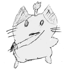 [LINEスタンプ] 江戸時代のサムライにゃんこ