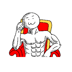 [LINEスタンプ] ガチムチ君