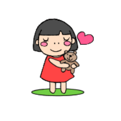 [LINEスタンプ] はなちゃんとくぅちゃん