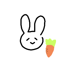 [LINEスタンプ] へ んなうさぎ