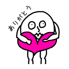 [LINEスタンプ] 白いヒト 2