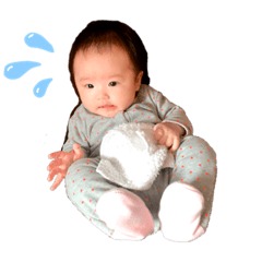 [LINEスタンプ] 女の子の赤ちゃん