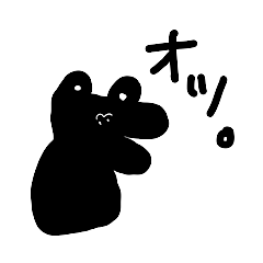 [LINEスタンプ] モノクロなアニマルたち