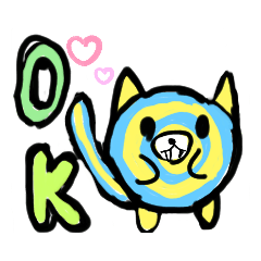 [LINEスタンプ] まるにゃんスタンプ♡