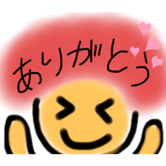 [LINEスタンプ] 頭で喋るスタンプ