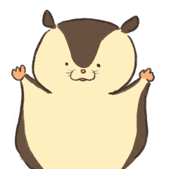[LINEスタンプ] モモンガスタンプver.1
