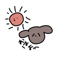[LINEスタンプ] 日常的な動物たち