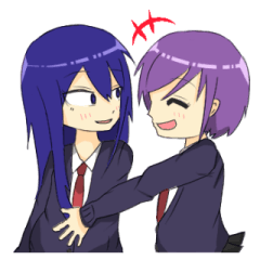 [LINEスタンプ] ガール・ミーツ・ディスク