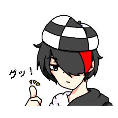 [LINEスタンプ] オリキャラな2人のスタンプ