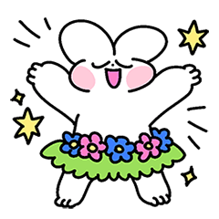 [LINEスタンプ] アロハ·バーニー : daily emotions