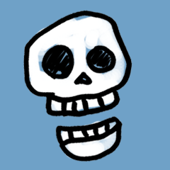 [LINEスタンプ] Skull Mixxx（ドクロで伝える気持ち）の画像（メイン）