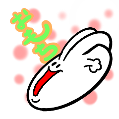 [LINEスタンプ] おもちもちウサギ