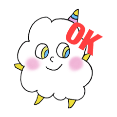 [LINEスタンプ] バーチャルキャラクターモコモコさん