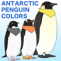 [LINEスタンプ] 南極ペンギンカラーズスタンプ