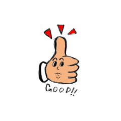 [LINEスタンプ] ハンド君！！！