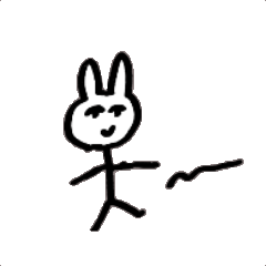 [LINEスタンプ] いろいろなうさぎ1