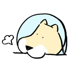 [LINEスタンプ] エリザベスカラーわんこ2