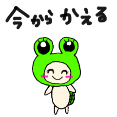 [LINEスタンプ] かめの日常。