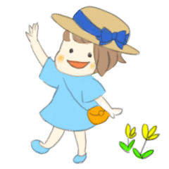 [LINEスタンプ] むすめちゃんたちのスタンプ