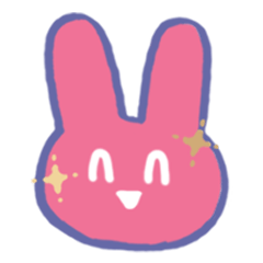 [LINEスタンプ] キャンディカラーうさぎ
