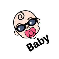 [LINEスタンプ] スーパーBaby