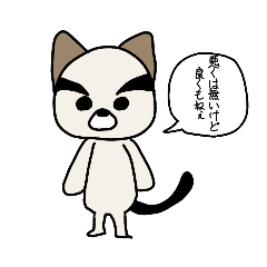 [LINEスタンプ] ダメダメうさぎと励ます猫