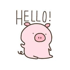 [LINEスタンプ] ブタ丸