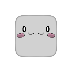[LINEスタンプ] 顎が太長いナニカさん