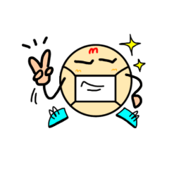 [LINEスタンプ] マスクマン＆マスクガール