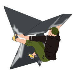 [LINEスタンプ] ボルダーの1日