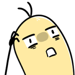 [LINEスタンプ] 回虫さん，同担ありました