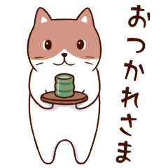 [LINEスタンプ] シンプルねこ シンプルうさぎ