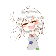 [LINEスタンプ] 創作の子たち