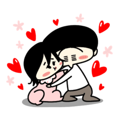 [LINEスタンプ] あおくんなぎちゃん1