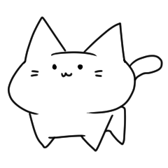 [LINEスタンプ] じゆうな猫。