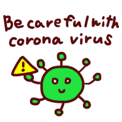 [LINEスタンプ] コロナウイルス予防スタンプ（英語版）