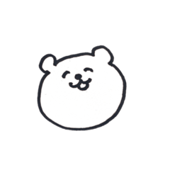 [LINEスタンプ] しろくまのスタンプ。