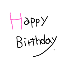 [LINEスタンプ] バースディモジ.