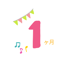 [LINEスタンプ] 毎月お誕生日8ヶ月まで