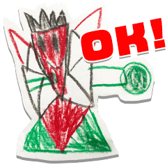 [LINEスタンプ] 怪獣の表情たち