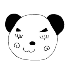 [LINEスタンプ] 父が生み出した奇妙なパンダ