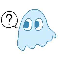 [LINEスタンプ] あおいおばけ