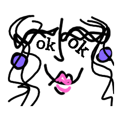 [LINEスタンプ] popcrazygirl