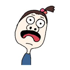 [LINEスタンプ] なべべ（ちょんまげ太郎ver.）