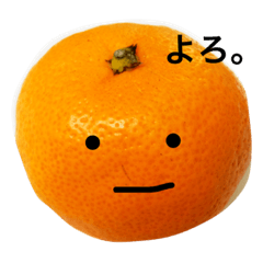 [LINEスタンプ] クールおみかんくん