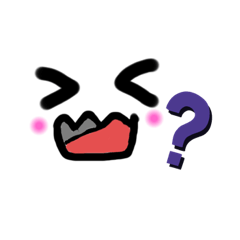 [LINEスタンプ] シンプルな顔文字〜無表情