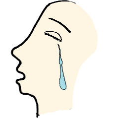 [LINEスタンプ] こぼれおちそうなあなたのなみだ