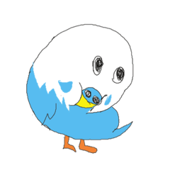 [LINEスタンプ] 日常会話用 インコうずら君Vol.1
