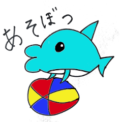[LINEスタンプ] PQ's イルカちゃん